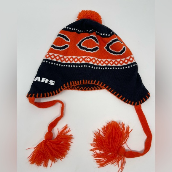 NFL: CHICAGO BEARS FOOTBALL TEAM - Beanie Hat with PomPom - Picture 3 of 6